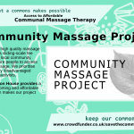 Community Massage Project - affordable communal massage therapy