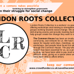 London Roots Collective - training to strenghten grassroots in their struggle for social change