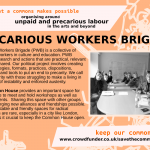 Precarious Workers Brigade - organising around unpaid and precarious labour in the arts and beyond