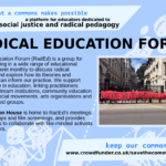 radical education forum - a group for educators dedicated to social justice and radical pedagogy