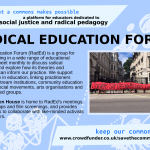 radical education forum - a group for educators dedicated to social justice and radical pedagogy