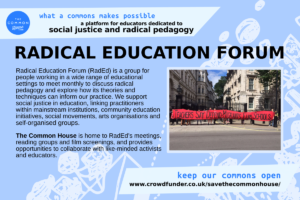 radical education forum - a group for educators dedicated to social justice and radical pedagogy